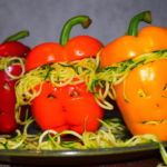 Food Art: Halloween Stuffed Peppers