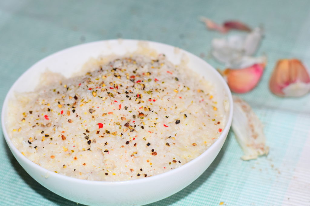 For a healthy and delicious way to cut calories and add veggies to any meal try MyNutriCounter's cauliflower mash recipe