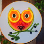 Food Art: Watermelon Owl