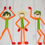 Food Art: Vegetable Stick Man Dance Food Art: Vegetable Stick Man Dance