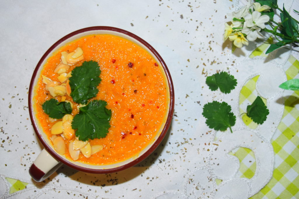 A healthy, easy and delicious carrot and lentil soup recipe from MyNutriCounter