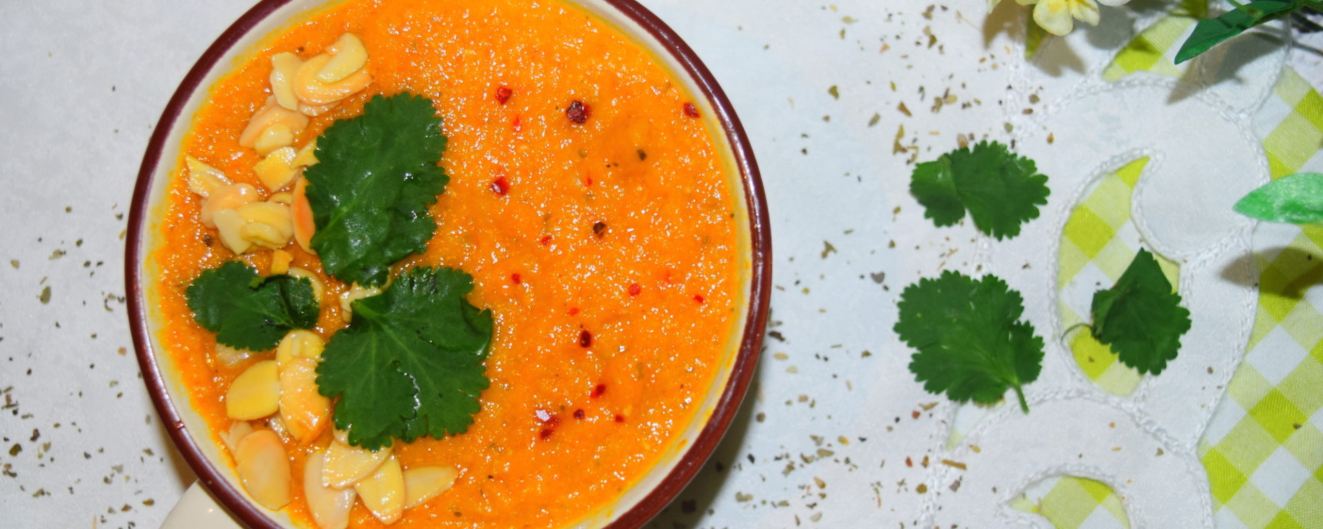 A healthy, easy and delicious carrot and lentil soup recipe from MyNutriCounter