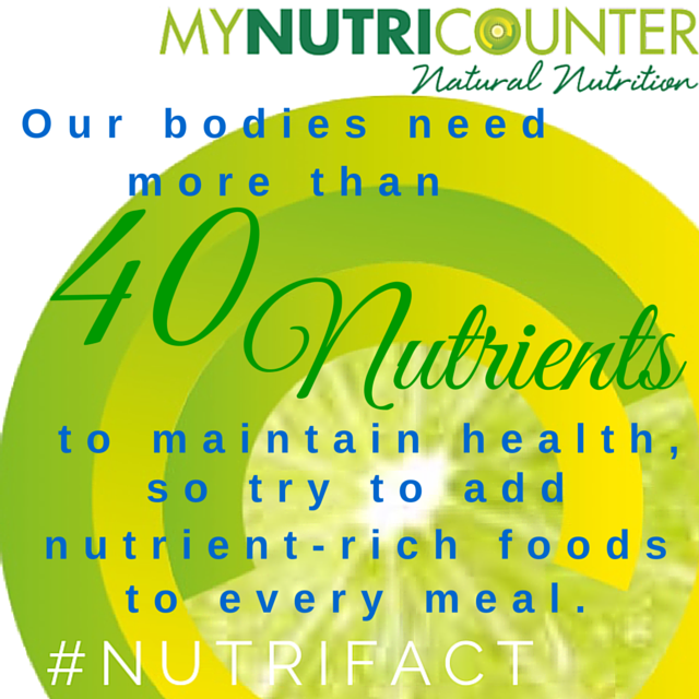 Nutrition fact by MyNutriCounter