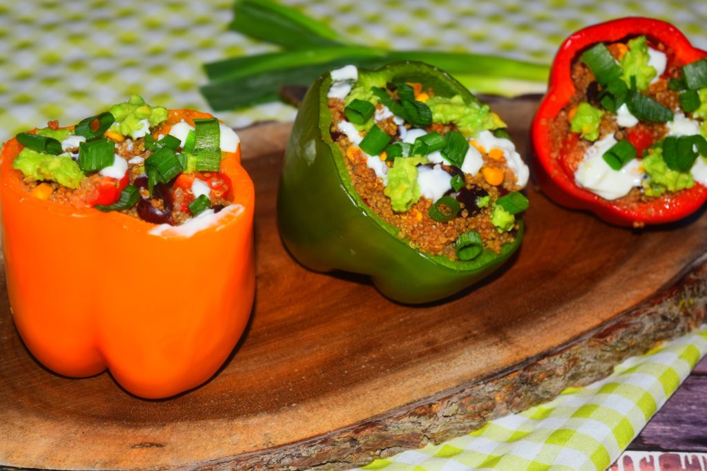 Quinoa Stuffed Peppers by MyNutriCounter