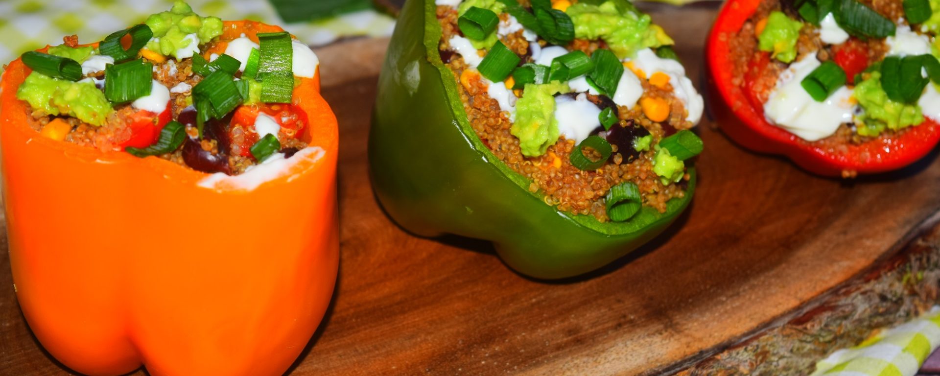 Quinoa Stuffed Peppers by MyNutriCounter