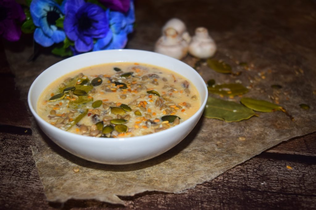 Mushroom Soup Recipe by MyNutriCounter
