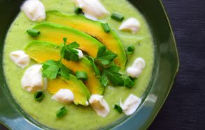 Chilled Avocado and Cucumber Soup by MyNutriCounter